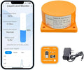 Moray Smart WiFi Water Level Sensor Water Tank Level Monitor Oil Tank Gauge Sensor , Automatic Alarm Indicator for Tuya Smart Life Mobile APP Smart Home Remote IP65 Waterproof (ME201R)