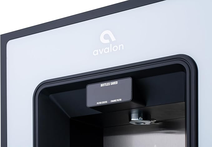 Avalon in-Wall Bottle Filling Station, Sensor Dispensing, Self Cleaning, Digital Bottle Counter Display, Dual Filtration, WiFi Enabled, High Capacity Cooling, White