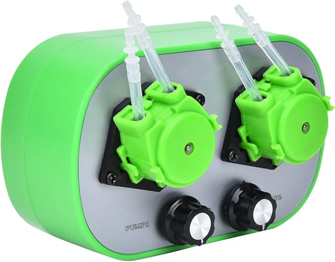 High Peristaltic Pump, 100-240V Pump Head Type G628-2 Small Peristaltic Pump Food Grade Self-Priming Pump ((9-53ml/min)*2)
