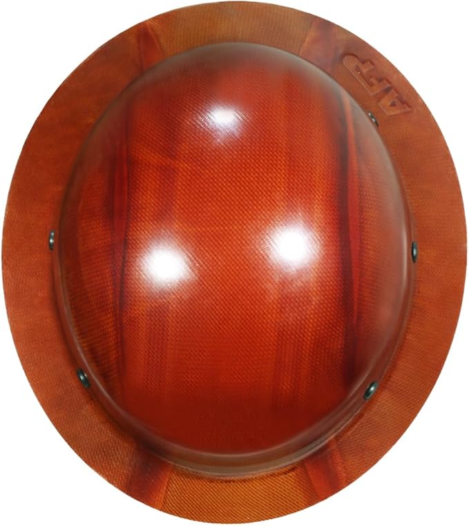 AFP Fiber Full Brim Hard Hat | 6 Point Ratchet Suspension | OSHA & ANSI Rated | Hard Hats for Men | Premium Construction Helmets for Safety