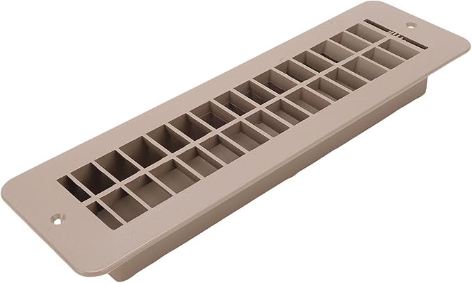 Acouto RV Plastic Floor Vent Cover Easy Adjust Air Supply Lever High Strength Floor Register Grill for Motorhome Ventilation