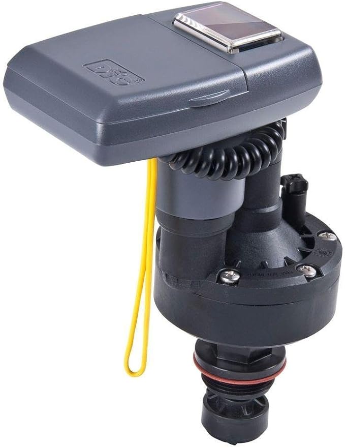 One Stop Outdoor Single Station Solar Powered Irrigation Controller/Garden Watering Timer with Manual Valve Actuator - LEIT1-MVA DIG (Also Compatible with Hydroponics Systems)
