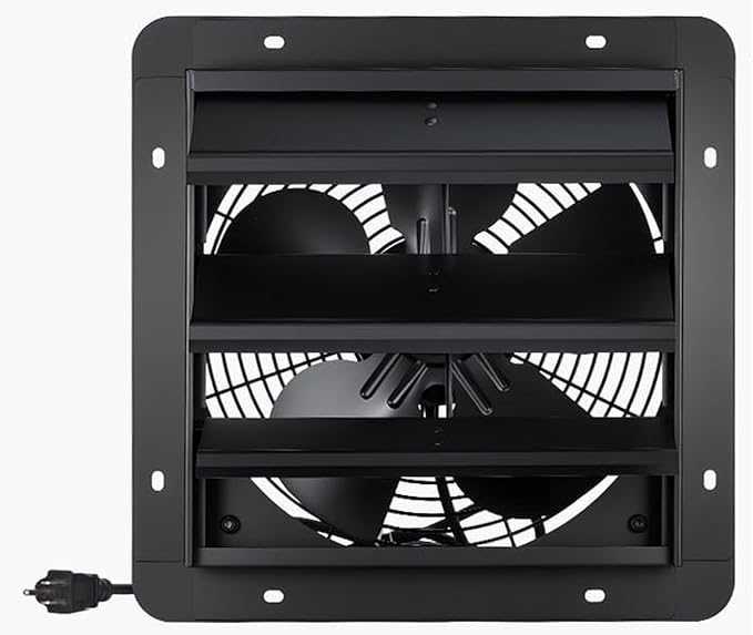 GROWNEER 10" Solar Powered Exhaust Fans