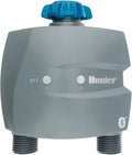 Hunter BTT Bluetooth Hose Timer, 2-Zone Smart Irrigation Controller, App Controlled Watering for Lawn, Garden, and Drip Systems, Battery Operated, No WiFi Required
