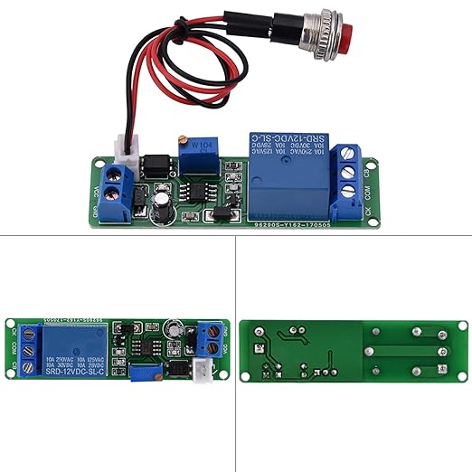 Dc 12v Timer Switch, Time Delay Relay, 1~10sec for Timer Operating Equipment Robots