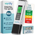 Varify 4-in-1 TDS Meter Digital Water Tester for Drinking Water | Accurate 0–9990 PPM EC & Temp Readings | Ideal for RO Systems, Aquariums, Pools – Built for Professionals, Easy for Anyone (2-Pack)