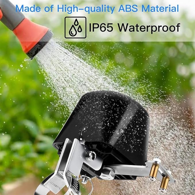 WiFi Smart Water Valve, WiFi Control Automatic Shut Off Valve Timer for Watering Sprinkler and Gas Compatible with Alexa, Google (AU)
