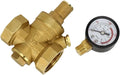 Adjustable Brass Water Pressure Reducer DN25 Regulator with Gauge Meter - Relief Valve for Efficient Water Flow Control