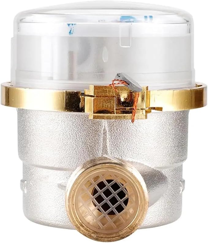 Male Thread Water Flow Sensor Smart Home Mechanical Rotary Wing Water Meter Type E Pointer Digital Cold Water Meter