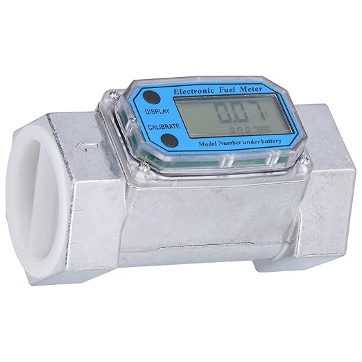 2in Meter, Electronic Digital Fuel Liquid Water Gas Oil Flowmeter 2.3V to 3.3V Smart Water Meter Pool Flow Meter Water Flow Meter 2 inch Flow Meter Fuel Industrial Automation Water Flow smart