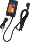 1000W Reptile Thermostat Digital Temperature Controller with Quick Response Probe for Greenhouse Pet Heat Pad Germination (US Plug 120V)