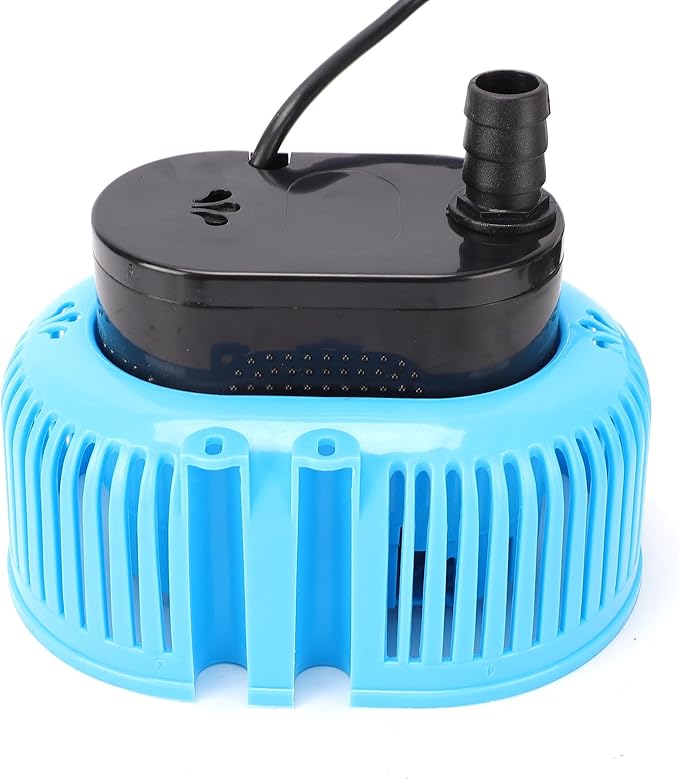 Swimming Pool Cover Pump, 850GPH Submersible Water Pump with 16ft Drainage Hose and 3 Adapters, for Above Ground Pool Cover Hot Tub Pond Basement (US Plug 110V)