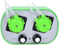 Modern High Peristaltic Pump, 100-240V, 4-18ml/min*2, Green, Plastic, Industrial-Peristaltic-Metering-Pumps, Peristaltic Pump