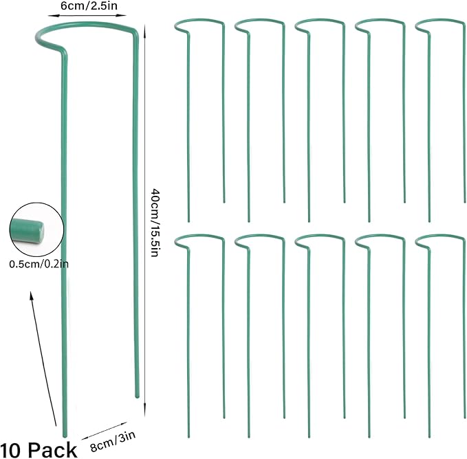 10 Pack Monstera Support Indoor Plant Support Stakes for Large Plants and Climbing Vines | Plant Supports for Outdoor and Indoor Use | Ideal Garden Flower Stem Holder Trellis for Plant Lovers