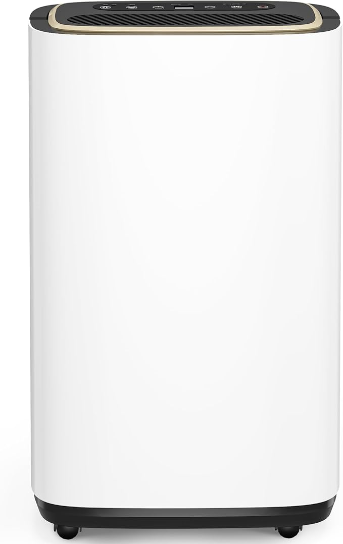 3000 Sq.Ft Dehumidifier, 30PT/24H Dehumidifiers with Drain Hose for Home, Large Compressor Dehumidifier for Basement/Laundry/Bedroom/Office, Dehu/Dry/Air Mode, Humidity Display/Timer/Child Lock