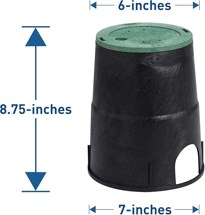 Orbit 3-Pack 53210 7" Round Sprinkler Valve Box