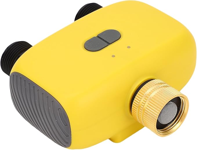 Hilitand WiFi Sprinkler Timer, 2 Zone Smart Hose Timer with App Control BT Connection, Weather Delay 1 7 Days, for Yard Lawn Garden Terrace
