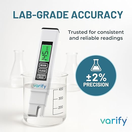 Instant 4-in-1 TDS Meter Digital Water Tester for Drinking Water | Accurate 0–9990 PPM EC & Temp Readings | Ideal for RO Systems, Aquariums, Pools – Built for Professionals, Easy for Anyone