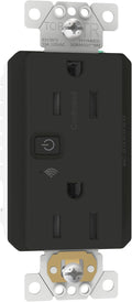 Square D by Schneider Electric X Series 15A 125V Wi-Fi Energy Monitoring Socket Outlet, Tamper Resistant, Matter Certified, Compatible with Alexa, Google Home, Apple Home, Matte Black