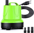 FREESEA Fountain Submersible Water Pump: 330 GPH 25W Small Sump Pump for Outdoor Pond Hydroponic Statuary Waterfall Aquarium Fish Tank
