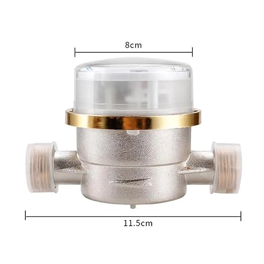 Flow Sensor Meter Digital Pipeline Water Flow Smart Home Mechanical Rotary Wing Water Meter Type E Pointer Digital Cold Water Meter
