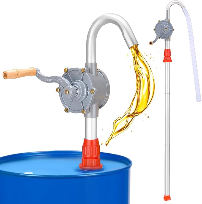 55 Gallon Drum Pump,Barrel Pump Manual Lever Action Barrel Pump for Diesel,Kerosene, Motor Oil Transfer (7131-FANG-1)