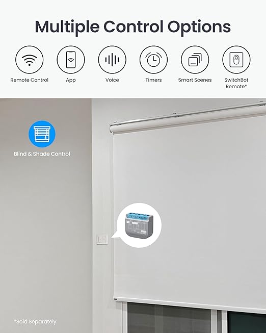 SwitchBot Smart Relay Switch 2PM, Power Metering, Dual Light Control, Built-in Bluetooth Repeater, Wi-Fi&Bluetooth Switch Compatible w/Alexa/Apple Home/Google Home/Matter Hub Required, 2.4GHz