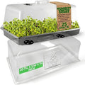 7 Inch Clone Dome - 25 Pack Humidity Vented Domes – Plant Growing Propagation Dome for Seedling, Germination, Soil & Hydroponic Horticulture