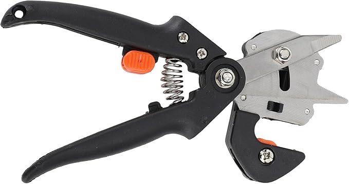 Professional Grafting Tool Pruner Kit with Replacement Blades Heavy Duty ABS Garden Grafting Shears for Fruit Trees Plants Vine Cutting 367g Weight