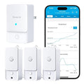 GoveeLife Outdoor Indoor Wireless Wi-Fi Gateway Thermometer Hygrometer, IP65 Waterproof Temperature Humidity Sensor Monitor with Remote APP Alert, 1312ft Monitoring Range,for Home, Greenhouse, Patio