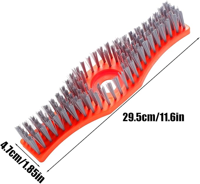 Lawn Mower Cleaning Brush, Efficient Debris Handling, 29.5x4.7cm, Garden Yard Brush, Dirt Removal Tool, Mowing Machine Accessory, for Tiles Farm Equipment Outdoor Floors