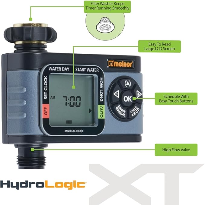Melnor HydroLogic 1-Zone Digital Water Timer