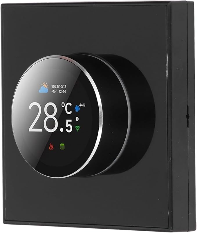 WiFi Smart Thermostat,Temperature Controller,Smart Thermostat for Home,Voice Compatible with Tuya,Heating Digital Thermometer with 1.32in TFT Screen