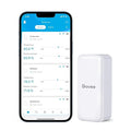Govee Hygrometer Thermometer H5100, Mini Bluetooth Temperature Humidity Sensor with APP Notification Alert, 2 Years Free Data Storage Export, 230 Feet Connecting Range