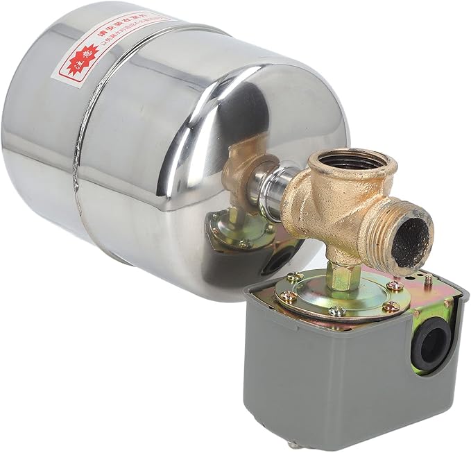 Premium Pressure Tank Check Valve Kit Heavy Duty ABS Metal Construction Automatic Water Pump Control Switch for Well Pumps Irrigation Systems