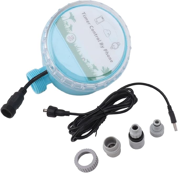 Omabeta Sprinkler Timer Smart Control Automatic Irrigation Timer for Garden Farm Park, IP68 Plastic Material