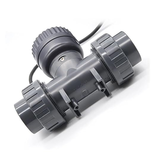 Water Meter, High Precision Smart Digital Display Flowmeter DN25-80 Electronic RS485 Meter LCD Water Flow Sensor for Farm/Garden Irrigation for Garden or Home(DN40,LCD Version)