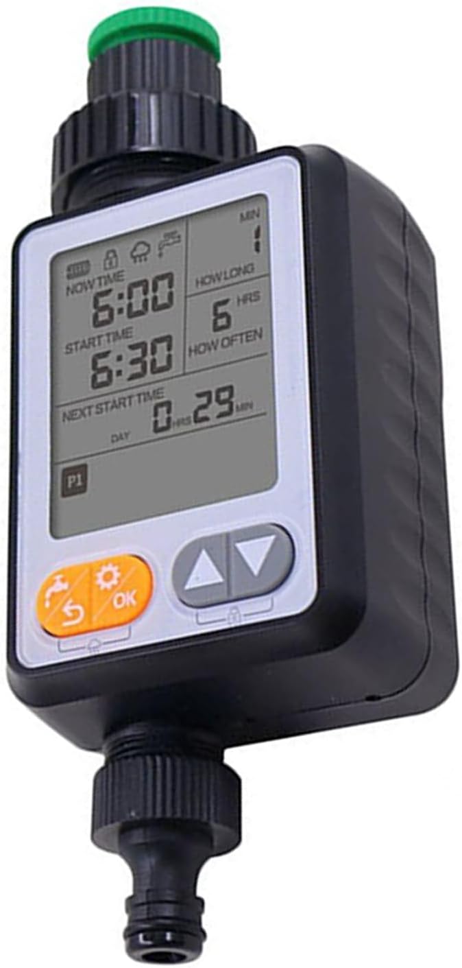 Outdoor Plant Watering Timer with Detection and LCD Display for Precise Irrigation Control