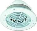 Dundas Jafine SEVZW Soffit Exhaust Vents Fits 4-Inch, 5-Inch and 6-Inch Duct , White