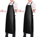 Gotega Waterproof Rubber Vinyl Apron Adjustable Dishwasher Apron - Apron for Women Men Heavy Duty Work Apron