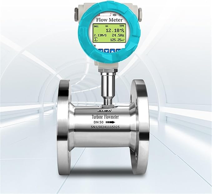 Digital Flow Neter Smart High Accuracy Flow Meter for Liquid Water Oil Milk Liquid Flow Sensors(DN15-4-20mA-SS316)
