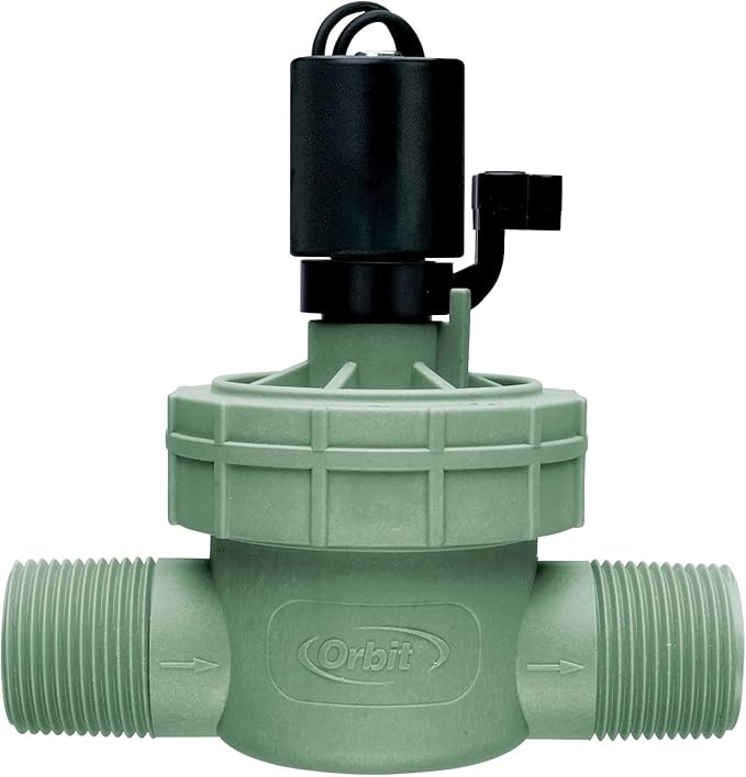Orbit Sprinkler System 1-Inch NPT Jar Top Valve 57461, Green (MPT, 2-Pack 1-inch)