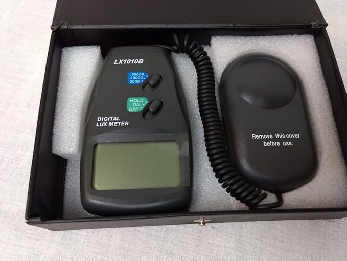 Senit Digital 50000 Lux Meter LX1010B Digital Light Level Photo Light Sensor