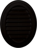 Builders Edge 120042127002 21" x 27" Oval Vent 002, Black