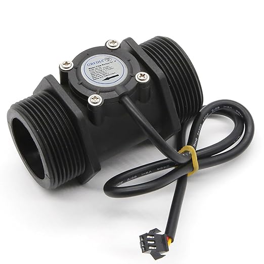 G1-1/2" 1.5" Water Flow Sensor Food-Grade Switch Hall Effect Flowmeter Fluid Meter Counter 5-150L/min