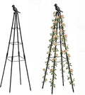 Garden Trellis, Support Plant Stand for Climbing Plants Outdoor and Indoor Trellis, Potted Plants Flowers Vegetables and Vines, Tomato Cage Tower - 1 Pack