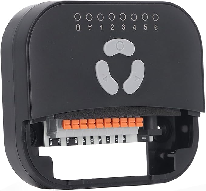 Smart WiFi Sprinkler Controller 6 Zone Indoor Irrigation Timer with App Control and Weather Adjustment for Garden Yard