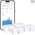 TP-Link Tapo Smart Plug Mini, Matter Compatible, Compatible with Alexa, Google Home & Samsung SmartThings, Energy Monitoring, 15A, UL Certified, 2.4G Wi-Fi Only, Tapo P110M(4-Pack)