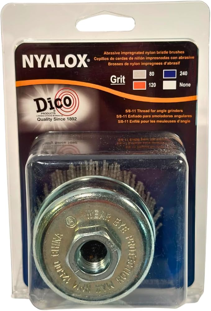 Dico Products 541-723-358 Power Brush, Gray