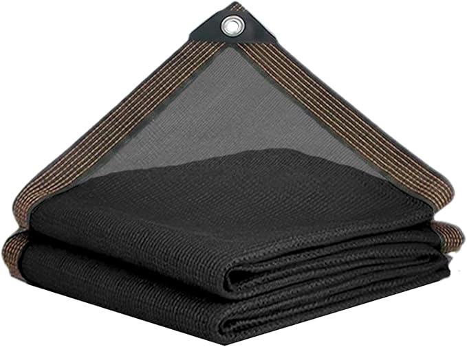 BeGrit Shade Cloth for Garden 50% 6x6.5ft Sun Shade with Grommets Sunblock Mesh for Outdoor,Plants,Patio,Greenhouse,Chicken Coop(Black)